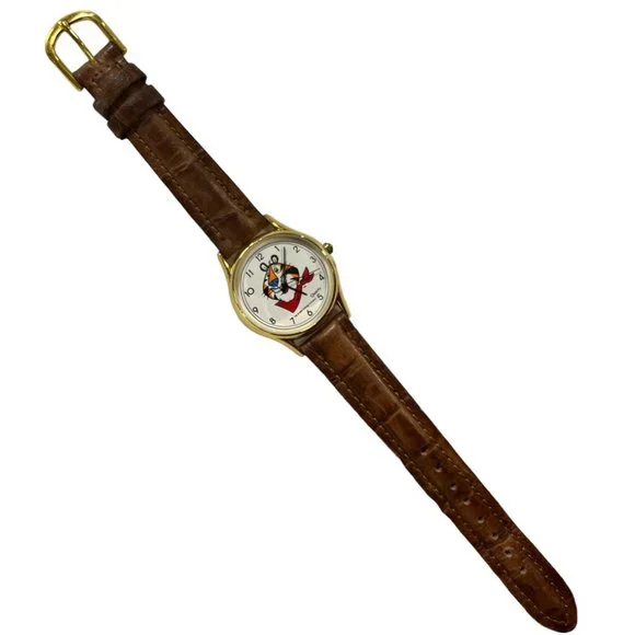 Vintage Kellogg\'s Frosted Flakes Tony The Tiger Analog Quartz Watch NOS 1989 Kelloggs FROSTED FLAKES Cereal Prize Watch - Brand New In  main image 3